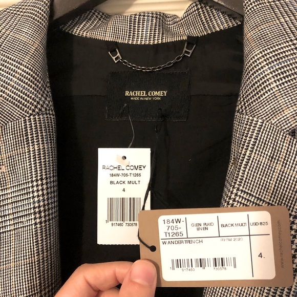 NWT Rachel Comey Wander linen trench coat size 4 - Picture 6 of 6